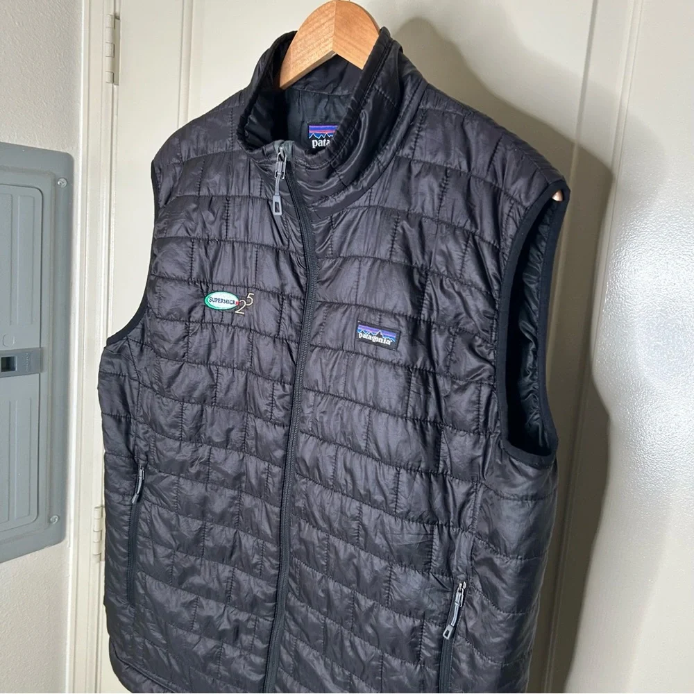 Patagonia Nano Puff Vest Color Black SuperMicro Size Large STY 84242 - Picture 3 of 16